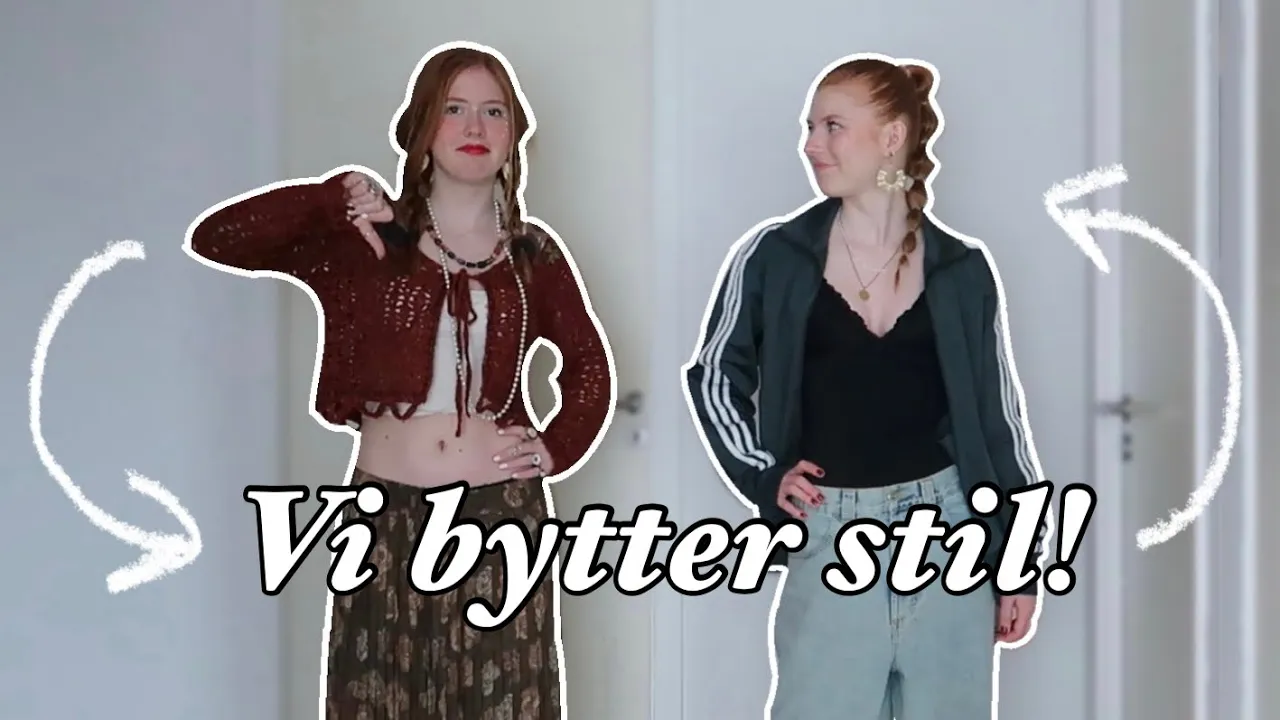 VI BYTTER STIL! (tøj, makeup og hår)