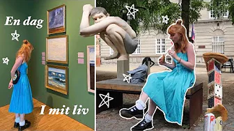VLOG: Tager på kunst museum, ARoS, cafe og planter