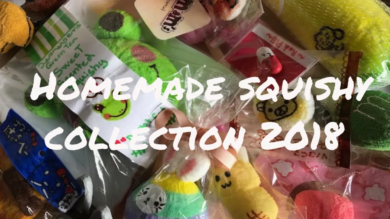 Hjemmelavet squishy samling 2018 ||Emmelie11squishy||