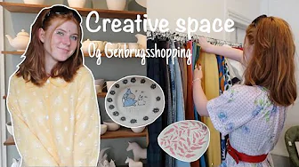 CREATIVE SPACE OG SHOPPER GENBRUG!! Try on haul, taste test, planter