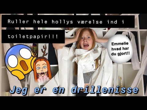 RULLER HELE HOLLYS VÆRELSE IND I TOILETPAPIR!!! 13. December