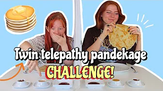 TWIN TELEPATHY PANDEKAGE CHALLENGE! - Emmes