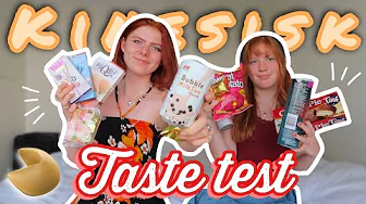 KINESISK TASTE TEST! Smager på asiatiske ting med Holly  - Emmes