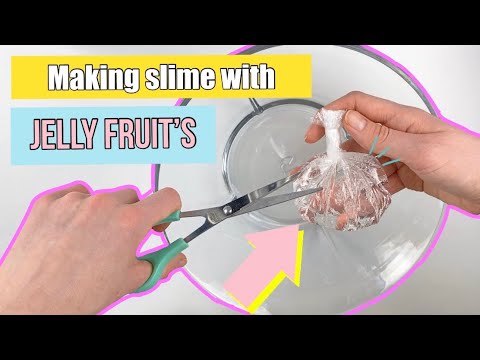 MAKING SLIME WITH JELLY FRUIT’S!!!