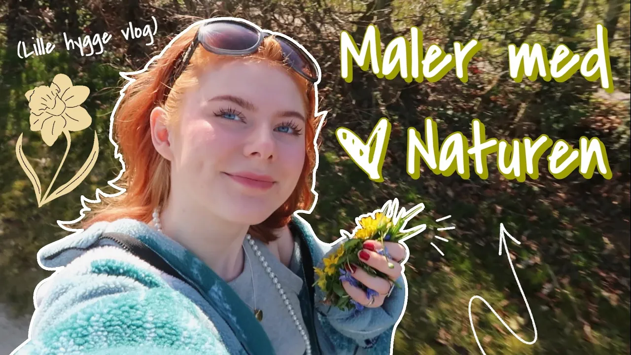 VLOG - MALER MED NATUREN!! Laver mit eget maling