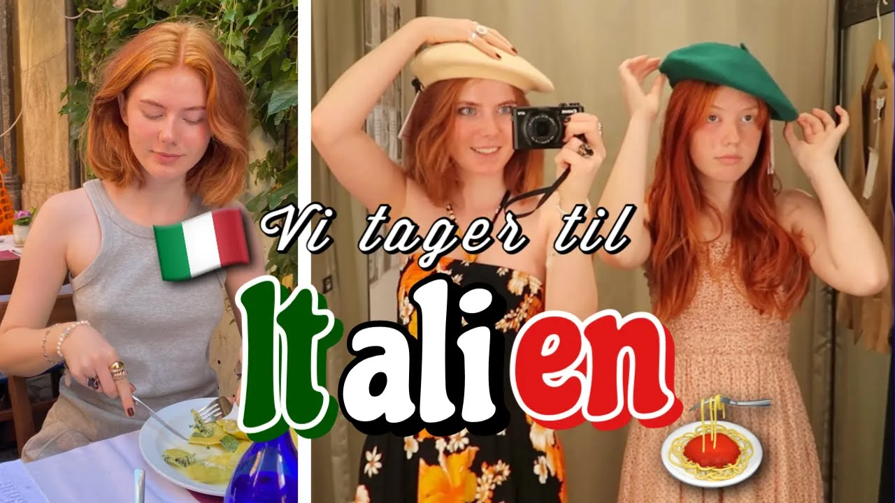 VI TAGER TIL ITALIEN! rejsen der ned *Rom vlog*