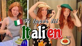 VI TAGER TIL ITALIEN! rejsen der ned *Rom vlog*