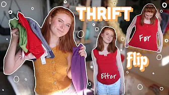 LAVER GAMMELT GENBRUGSTØJ NYT!! (Thrift flip) DIY