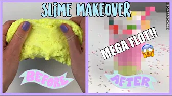 MEGA FLOT SLIME MAKEOVER!!!!