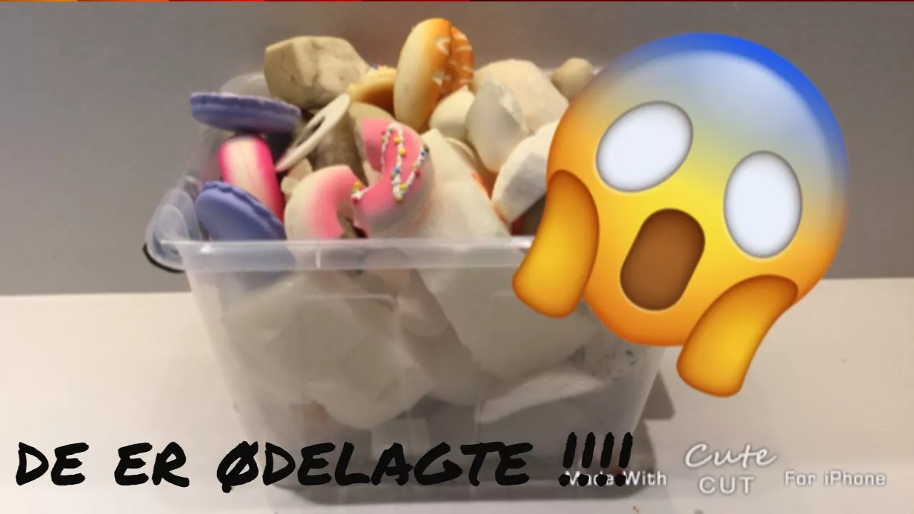 Ødelagte squishies samling