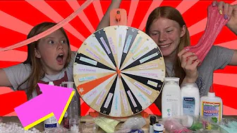 MYSTERY WHEEL OF SLIME CHALLENGE!!!!
