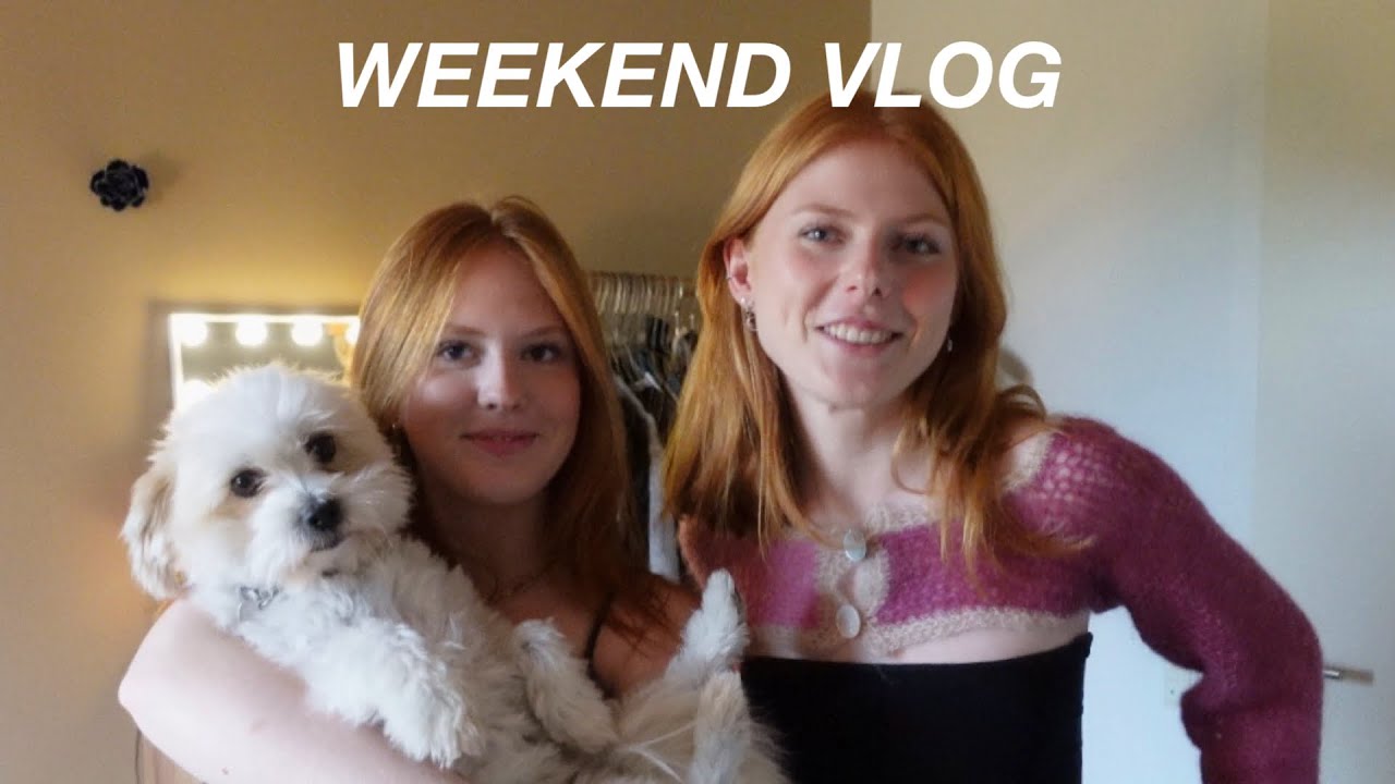 WEEKEND VLOG - Genbrugsshopping, krea, Basses fødselsdag og haul