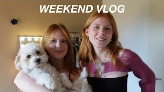 WEEKEND VLOG - Genbrugsshopping, krea, Basses fødselsdag og haul