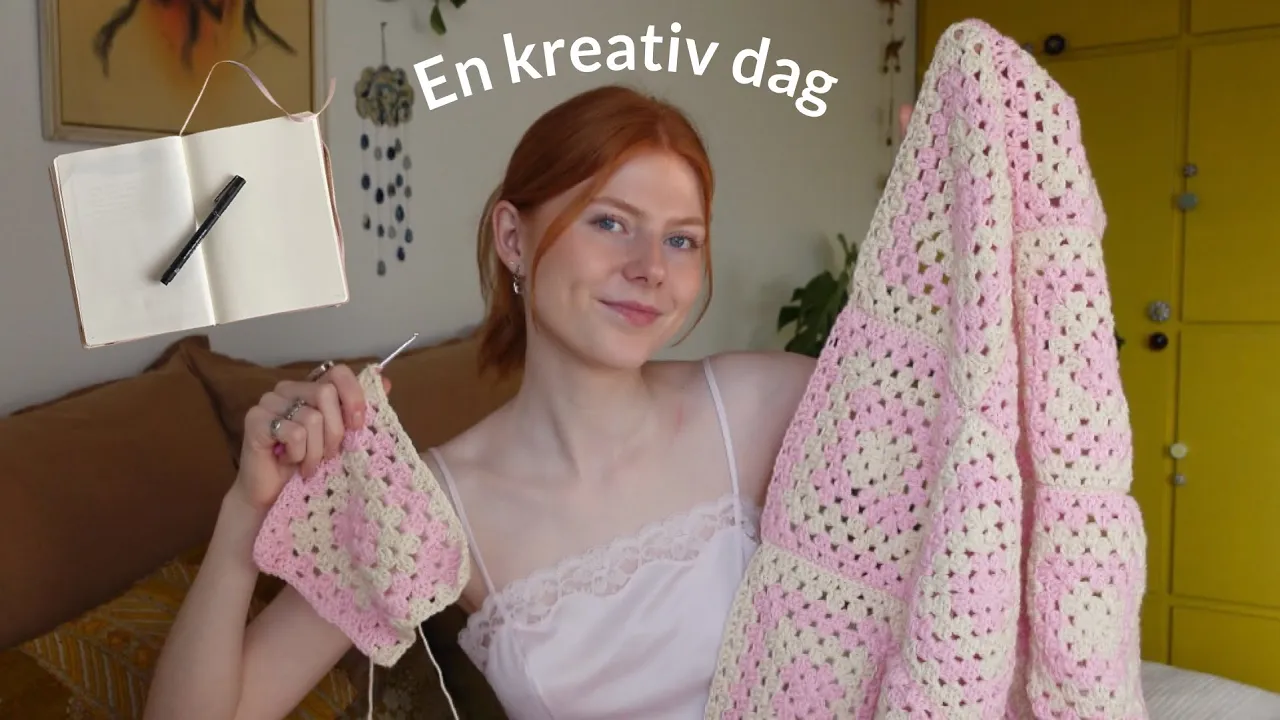 VLOG: Hækling, keramik, bagning og journaling