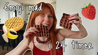 SPISER KUN EMOJI MAD I 24 TIMER! #2