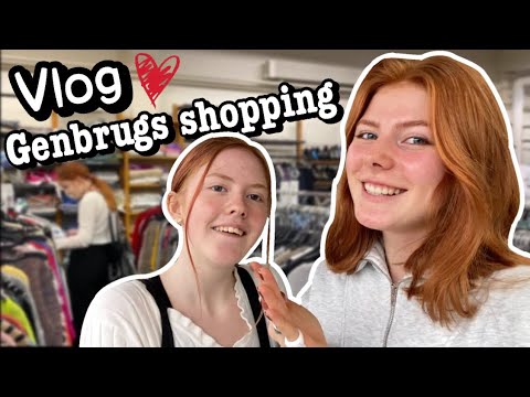 VLOG - Fjoller rundt og shopper genbrug med Holly - Haul (Emmes krea-verden)