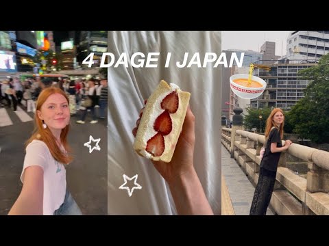ENDU EN JAPAN VLOG! taste tester en masse mad, tuller rundt og tager videre til Kyoto