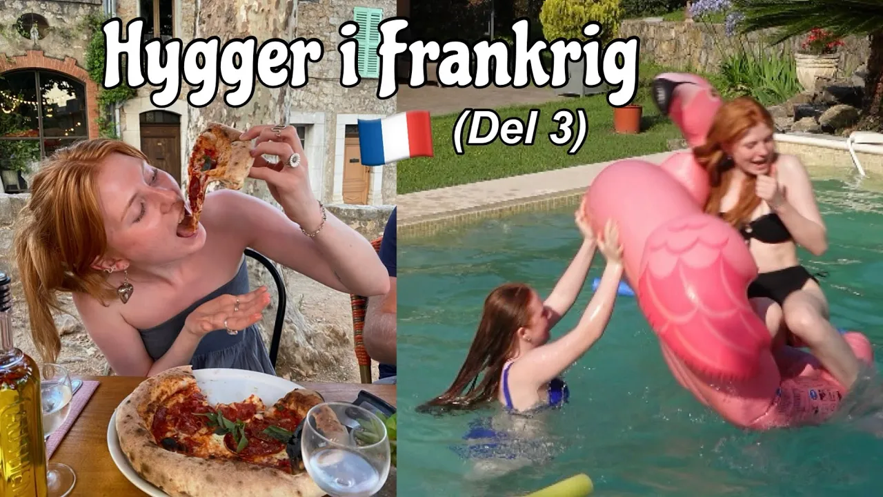 MIN FERIE I FRANKRIG DEL 3 - Pool, house tour, taste test, shopping og hygge