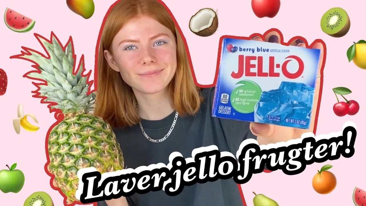 Kan det Jello´s? Laver jello frugter! //Emmes krea-verden//