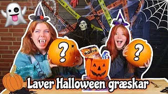 VI LAVER HALLOWEEN GRÆSKAR! (Halloween taste test) - Emmes