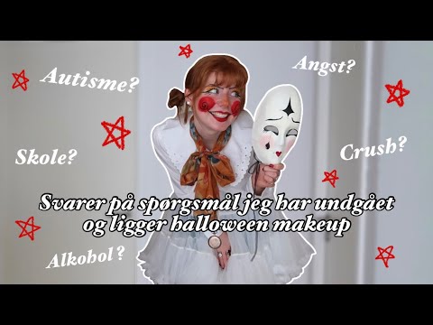 SVARER PÅ SPØRGSMÅL JEG HAR UNDGÅET OG LIGGER HALLOWEEN MAKEUP!!