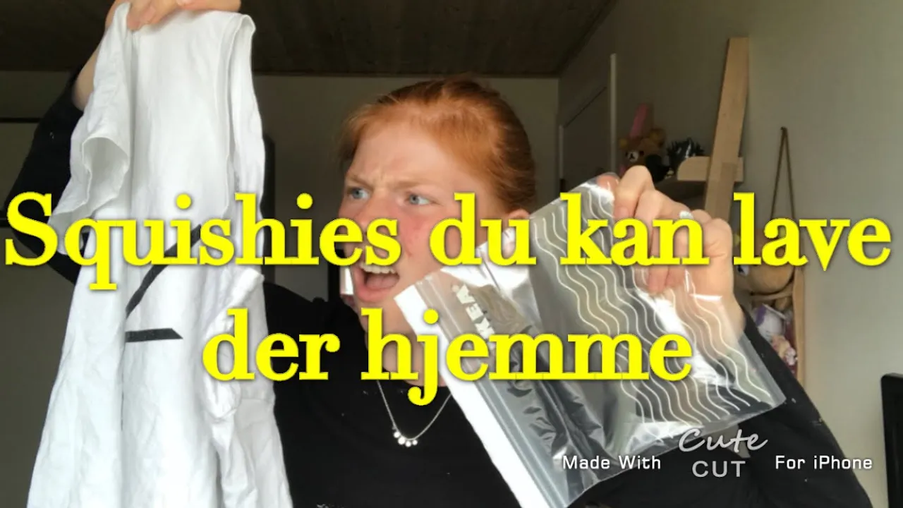 😱 Squishies du kan lave der hjemme 😱