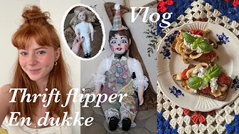 VLOG - THRIFT FLIPPER EN GENBRUGS DUKKE!! (Hygge søndag)