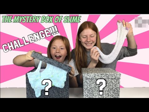 The mystery box of slime CHALLENGE!!!