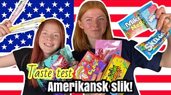 TASTE TEST Amerikansk slik! // Emmes krea-verden//
