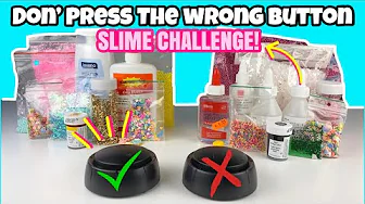 DON’T PRESS THE WRONG BUTTON SLIME CHALLENGE!! /Emmes krea-verden/