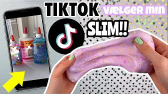 TIKTOK VÆLGER MIN SLIM!!