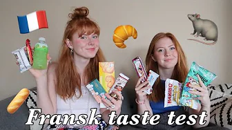 FRANSK TASTE TEST (Smager det klammeste!)