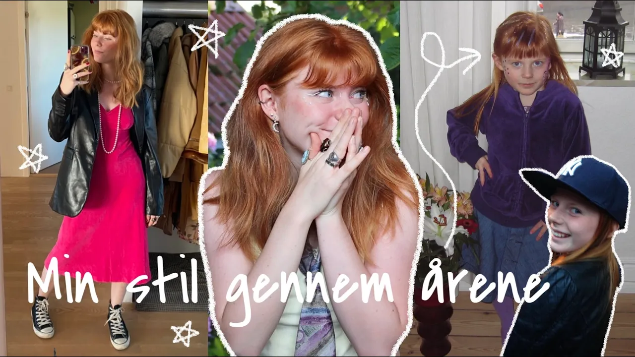 MIN STIL GENNEM ÅRENE - viser alle mine sjove tøj faser
