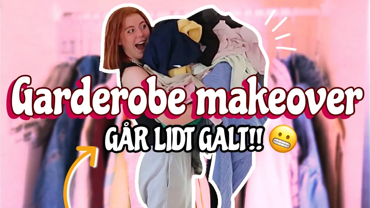 GARDEROBE MAKEOVER! Rydder op i ALT mit tøj - Emmes