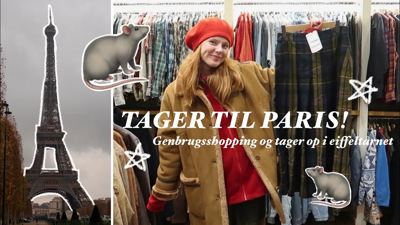 VLOG - TAGER TIL PARIS! rotter under Eiffeltårnet!