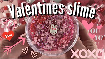 Diy Valentines slime!❤️😍