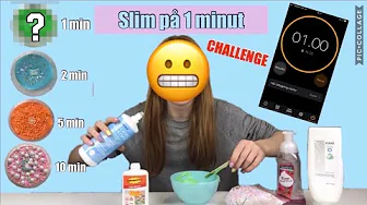 Slim på tid CHALLENGE!!