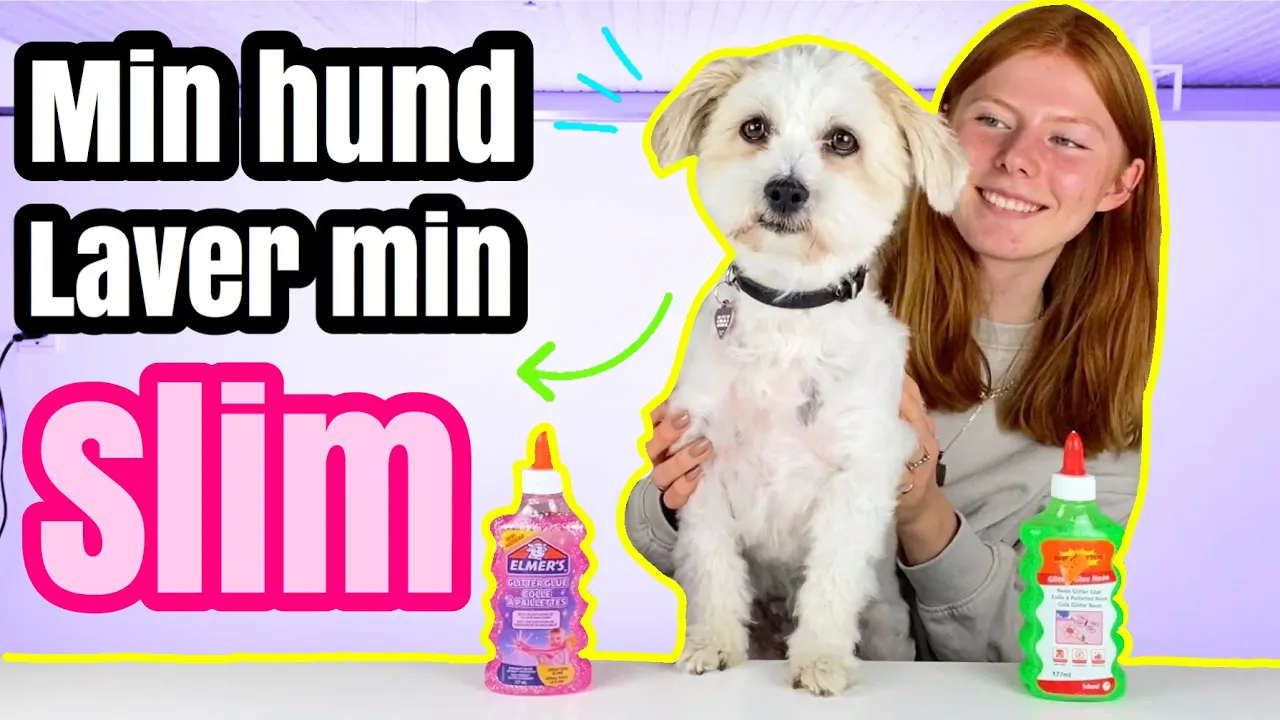 Min hund laver min slim!! Med Holly bag kameraet! //Emmes krea-verden//