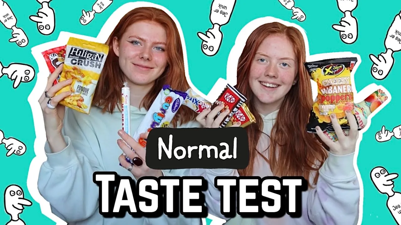 TASTE TEST! Smager på MÆRKELIGE ting fra NORMAL med Holly //Emmes krea-verden//