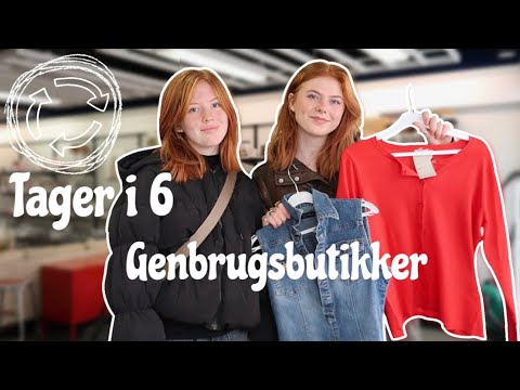 TAGER I 6 GENBRUGSBUTIKKER!! (Shopping og haul)