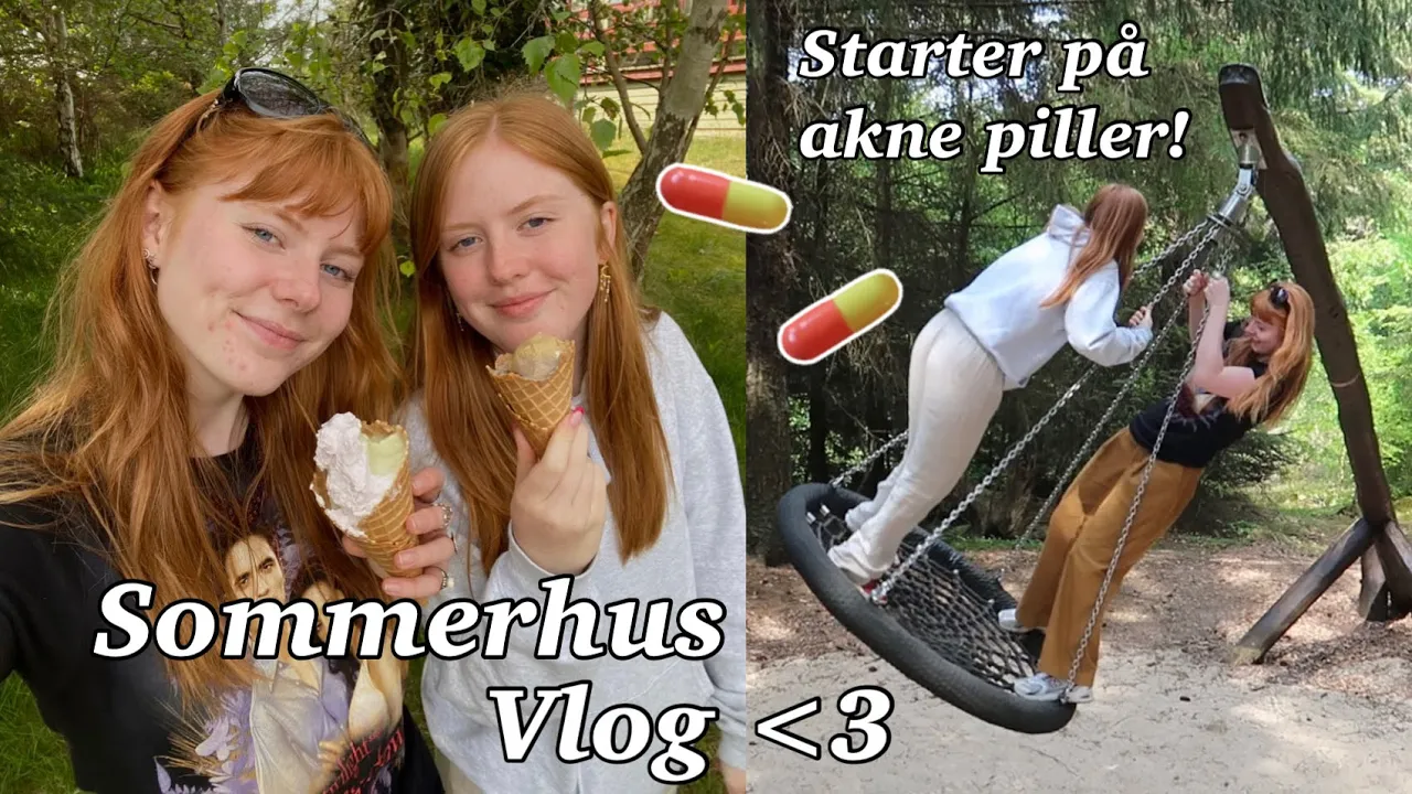 SOMMERHUS VLOG - Genbrug, akne piller, house tour og hygge
