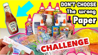 DON’T CHOOSE THE WRONG PAPER CHALLENGE!!