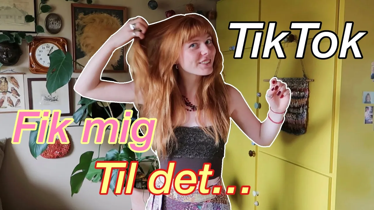 TIKTOK FIK MIG TIL DET... *vlog*