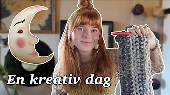 EN DAG I MIT LIV - maler, ler formning, hækling og hygge