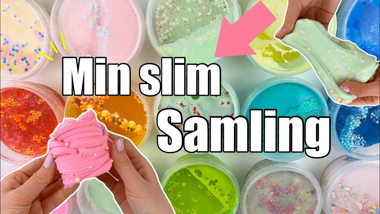 MIN SLIM SAMLING!! + SLIME MAKEOVER