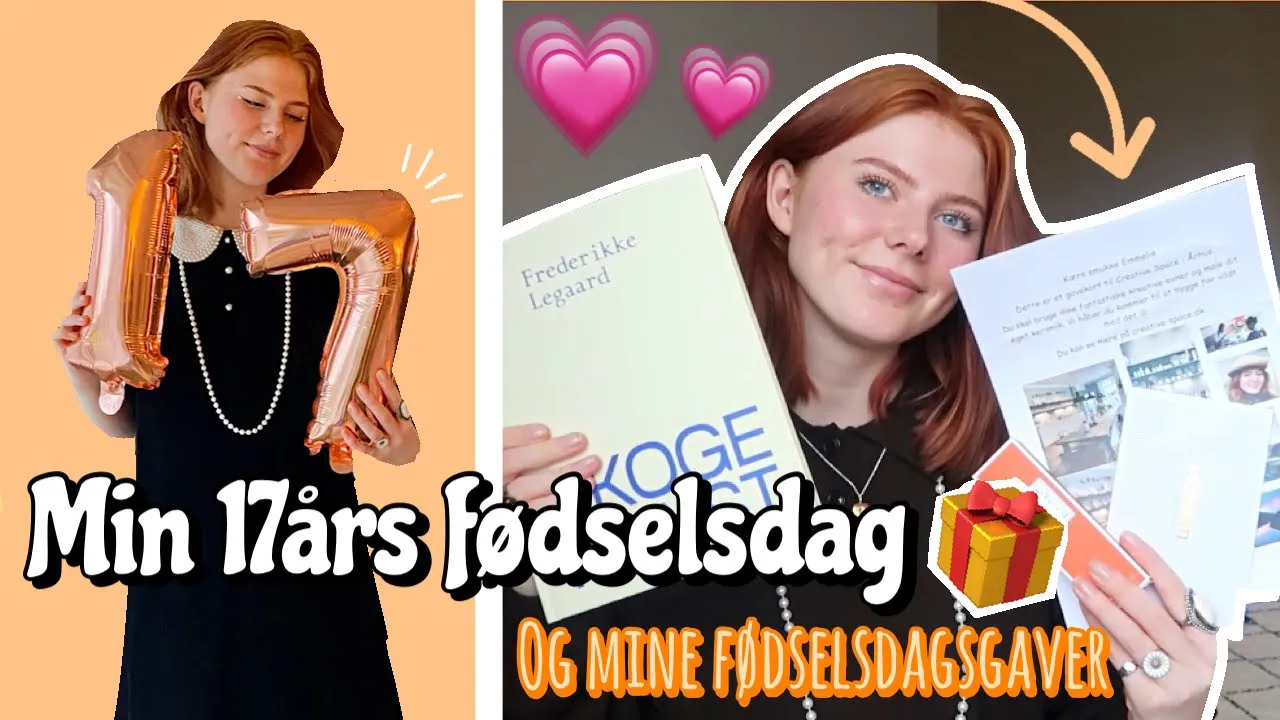 MIN 17ÅRS FØDSELSDAG OG GAVER!! - Emmes