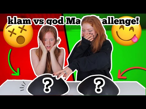 Klam mad VS God mad CHALLENGE! //Emmes krea-verden//