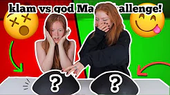 Klam mad VS God mad CHALLENGE! //Emmes krea-verden//