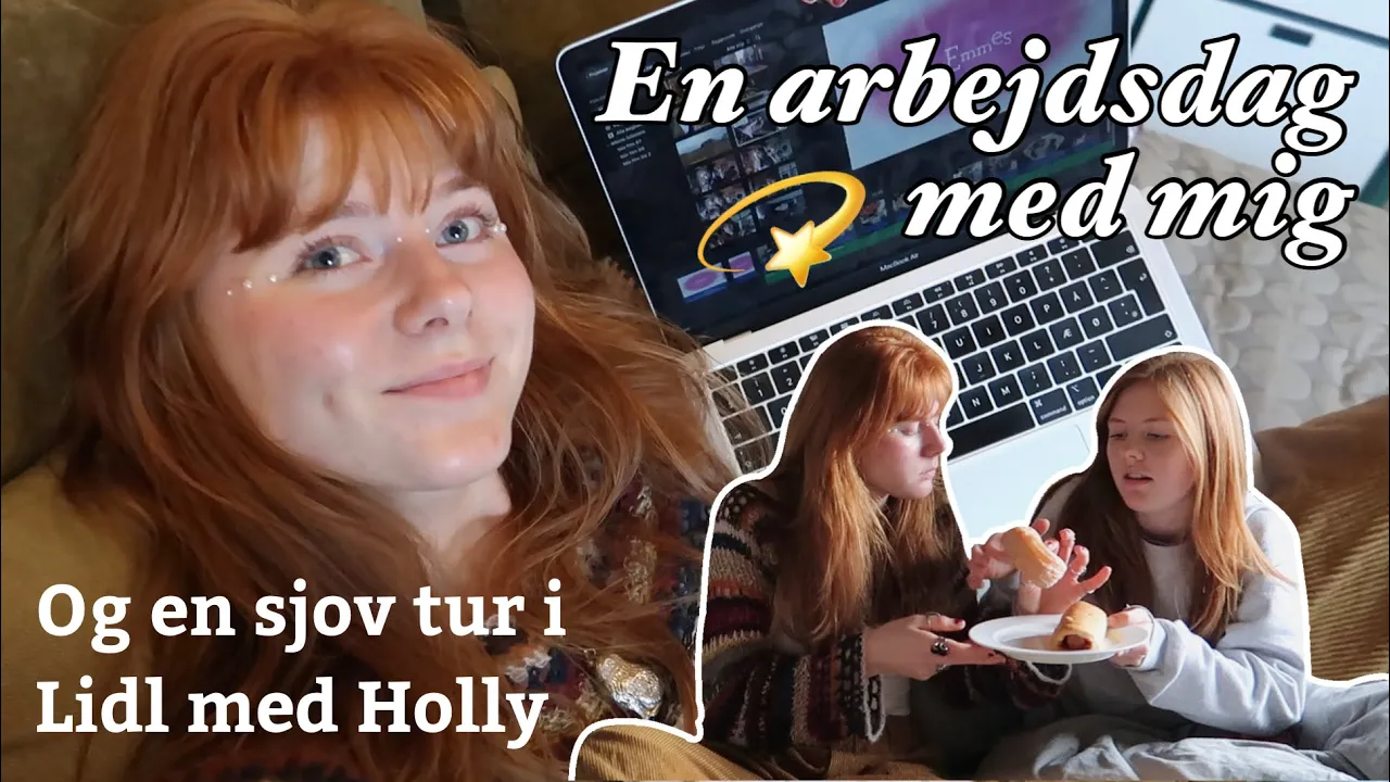 VLOG - fjoller rundt med Holly, filmer haul og redigere