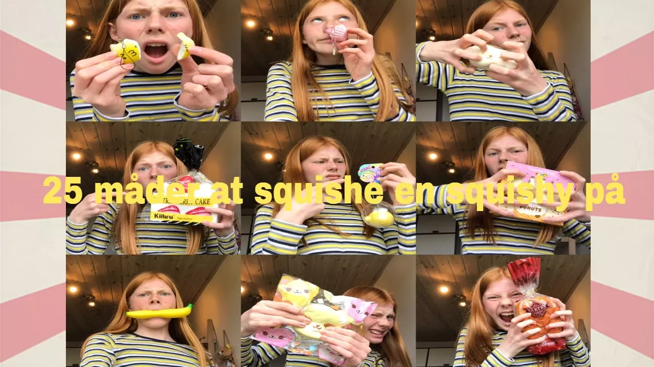 25 måder at squishe en squishy på!? 😱😂